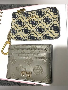 GUESS Coin Pouch and Card Holder(Take them 2)